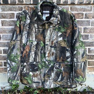 Vintage Walls Camo Hunting Jacket Camouflage Quilted Lining Men's Size 3XL est.